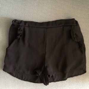Black dress shorts